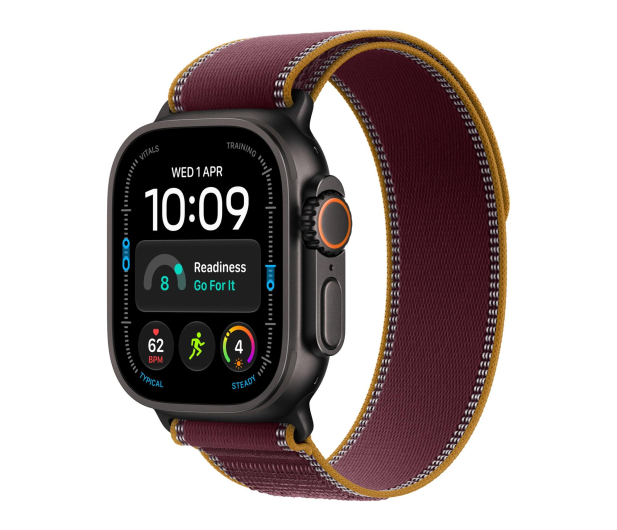 Apple 49mm Burgundy Trail Loop - S/M - Black Titanium Finish - 1594252 - zdjęcie 2